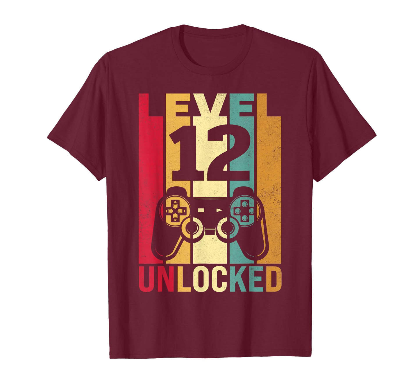12yr 12 Birthday Boy Son Funny Gamer 12th Years Old Birthday T-Shirt