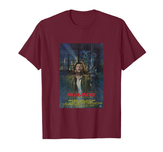 Highlander 1986 Movie Poster Montage T-Shirt