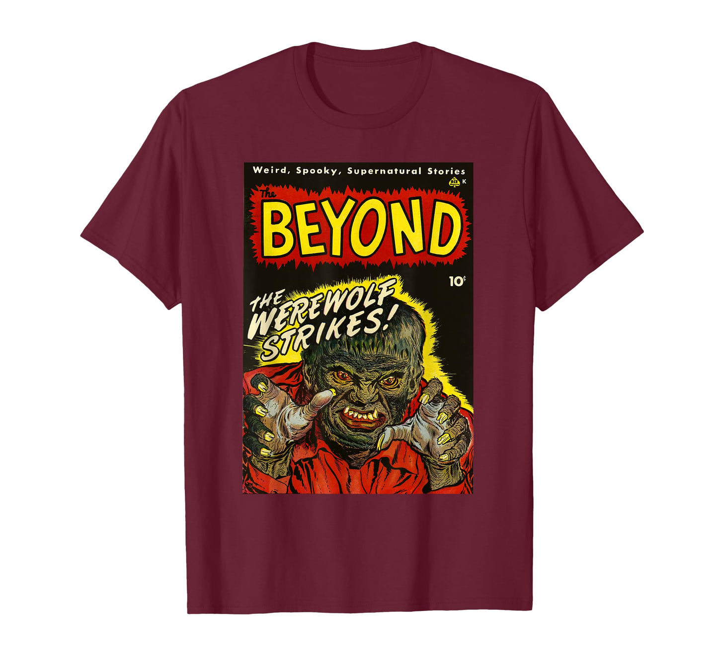 Wolfman Halloween Monster Vintage Horror Movie Werewolf T-Shirt