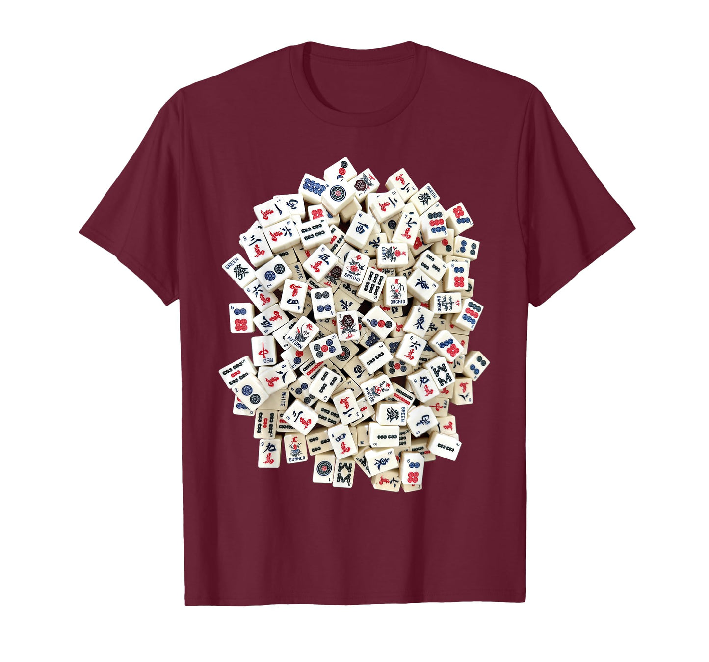 Mah Jong Tiles, Mah Jongg, Mahjong Game Tiles T-Shirt