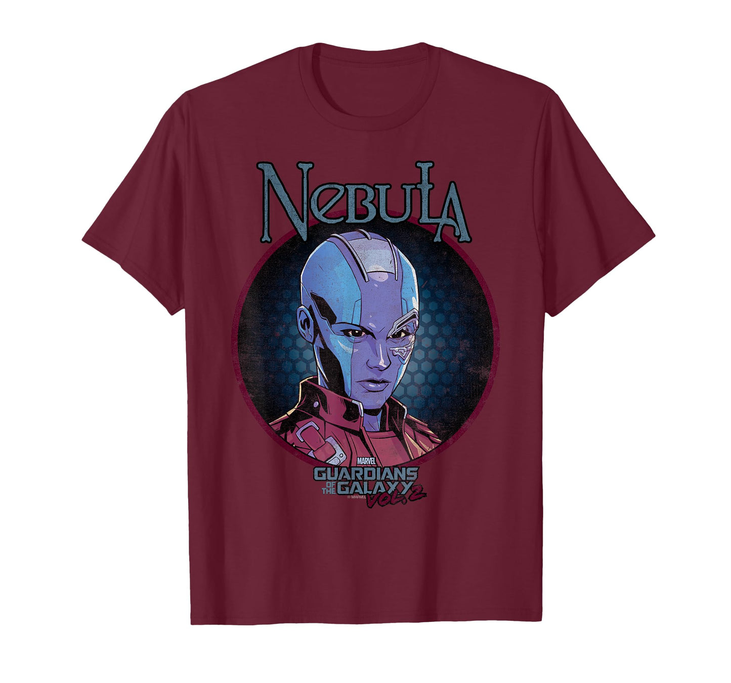Marvel Guardians of The Galaxy Vol 2 Nebula Rock Portrait T-Shirt