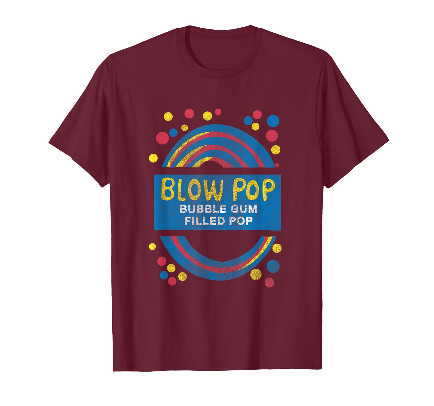 Charms Blow Pop Retro Wrapper Logo Sucker Candy T-Shirt