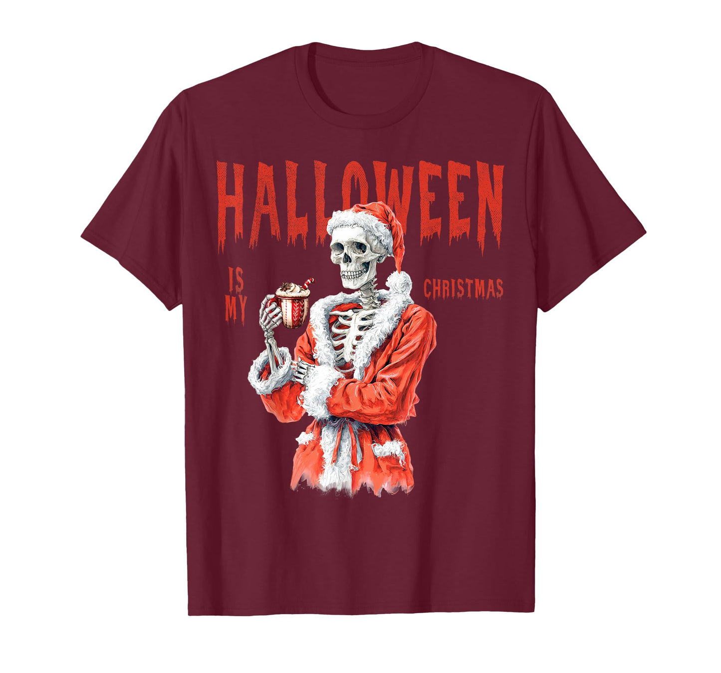 Halloween Christmas Horror Holiday Funny Character Scary T-Shirt