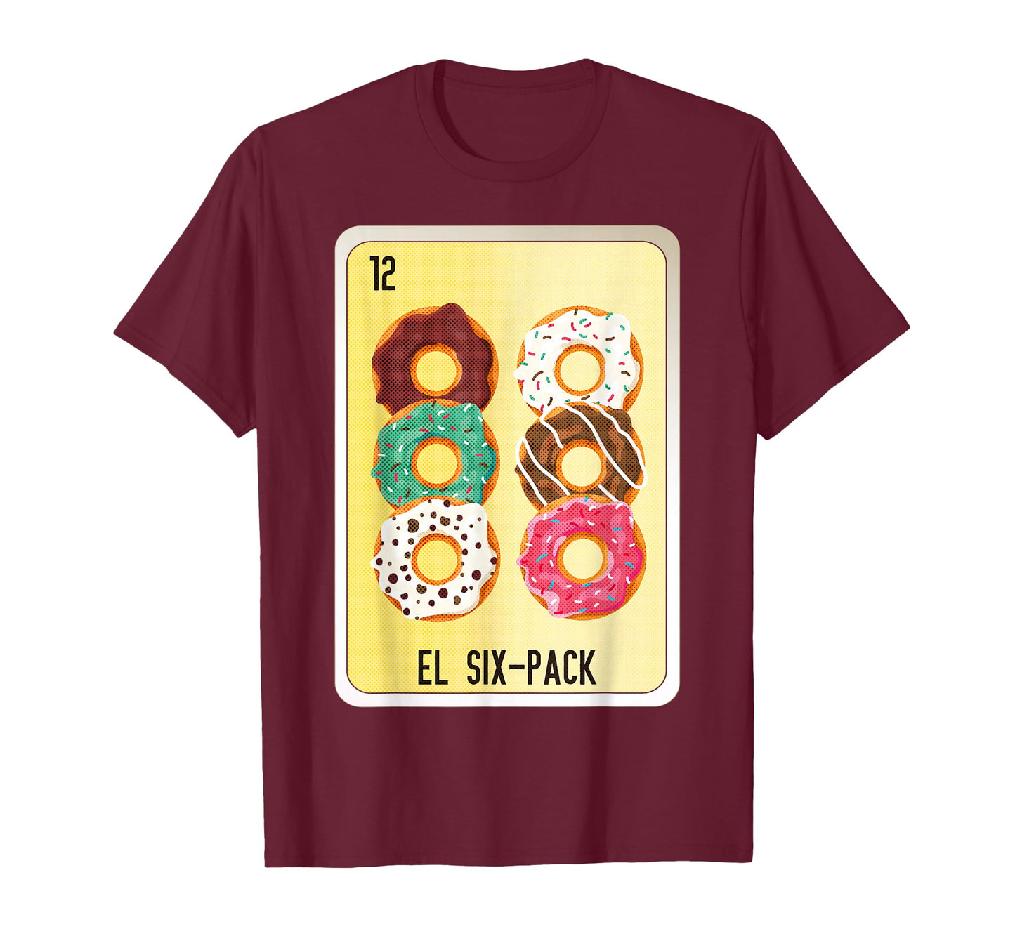 El Six-Pack Mexican Slang Chicano Bingo Cards T-Shirt