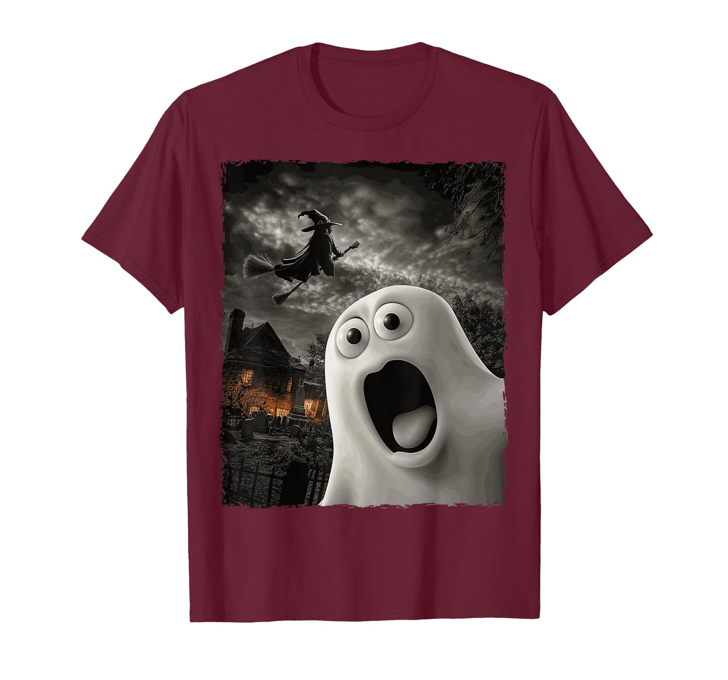 Funny Boo Ghost Witch Halloween Costume T-Shirt