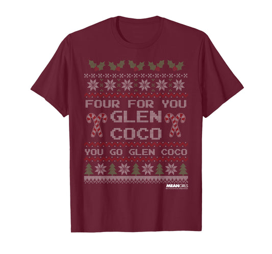 Mean Girls Glen Coco Christmas Sweater Graphic T-Shirt T-Shirt