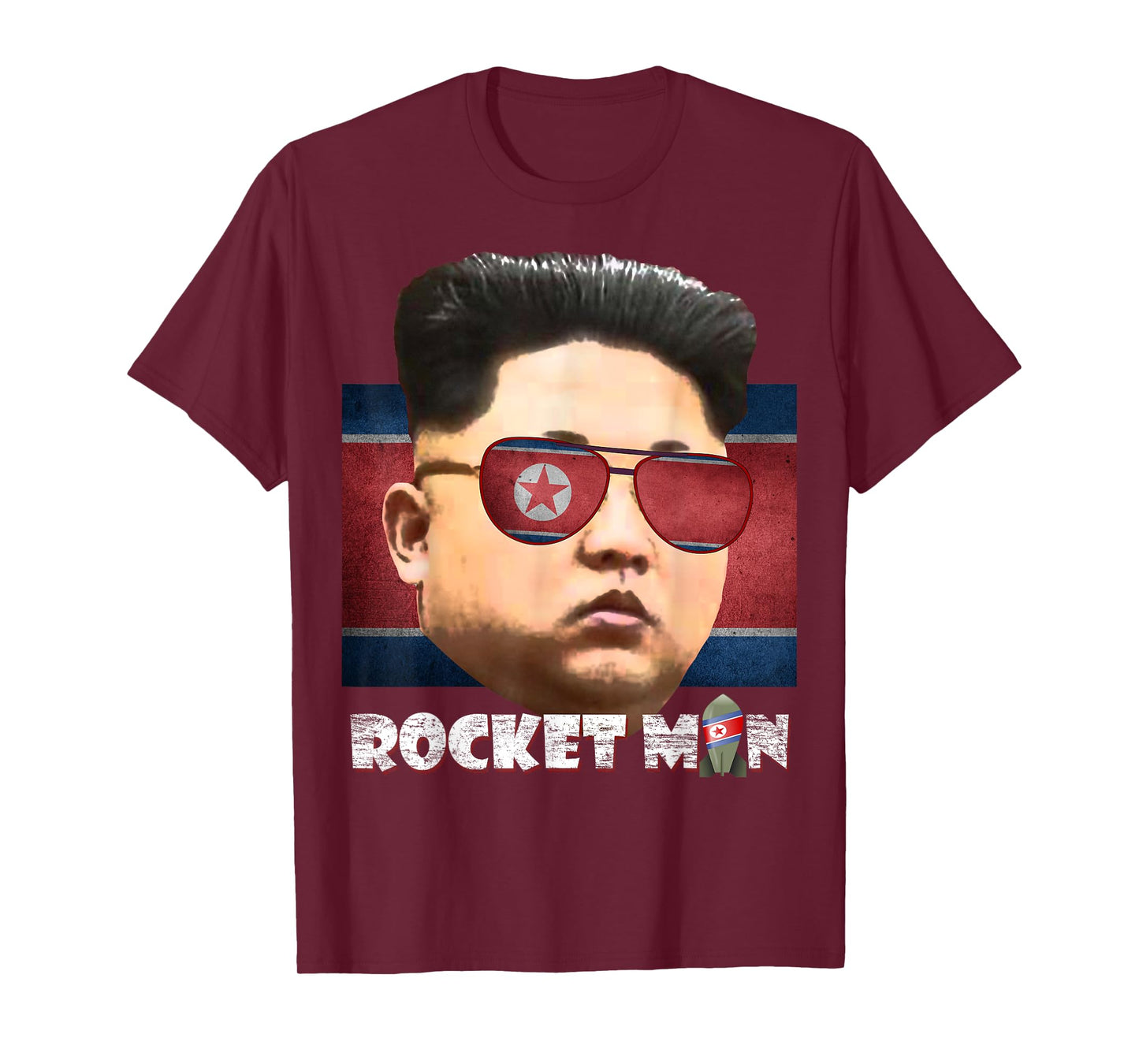 Cool Rocket Man Kim Jong-Un T-Shirt T-Shirt