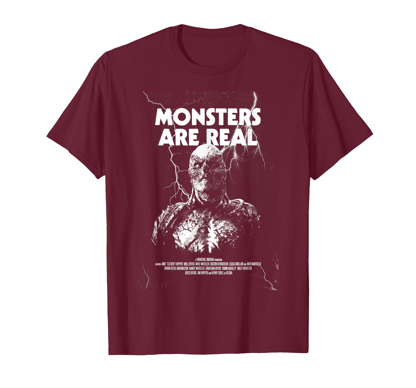 Stranger Things Season 5 Monsters are Real Vecna Poster T-Shirt