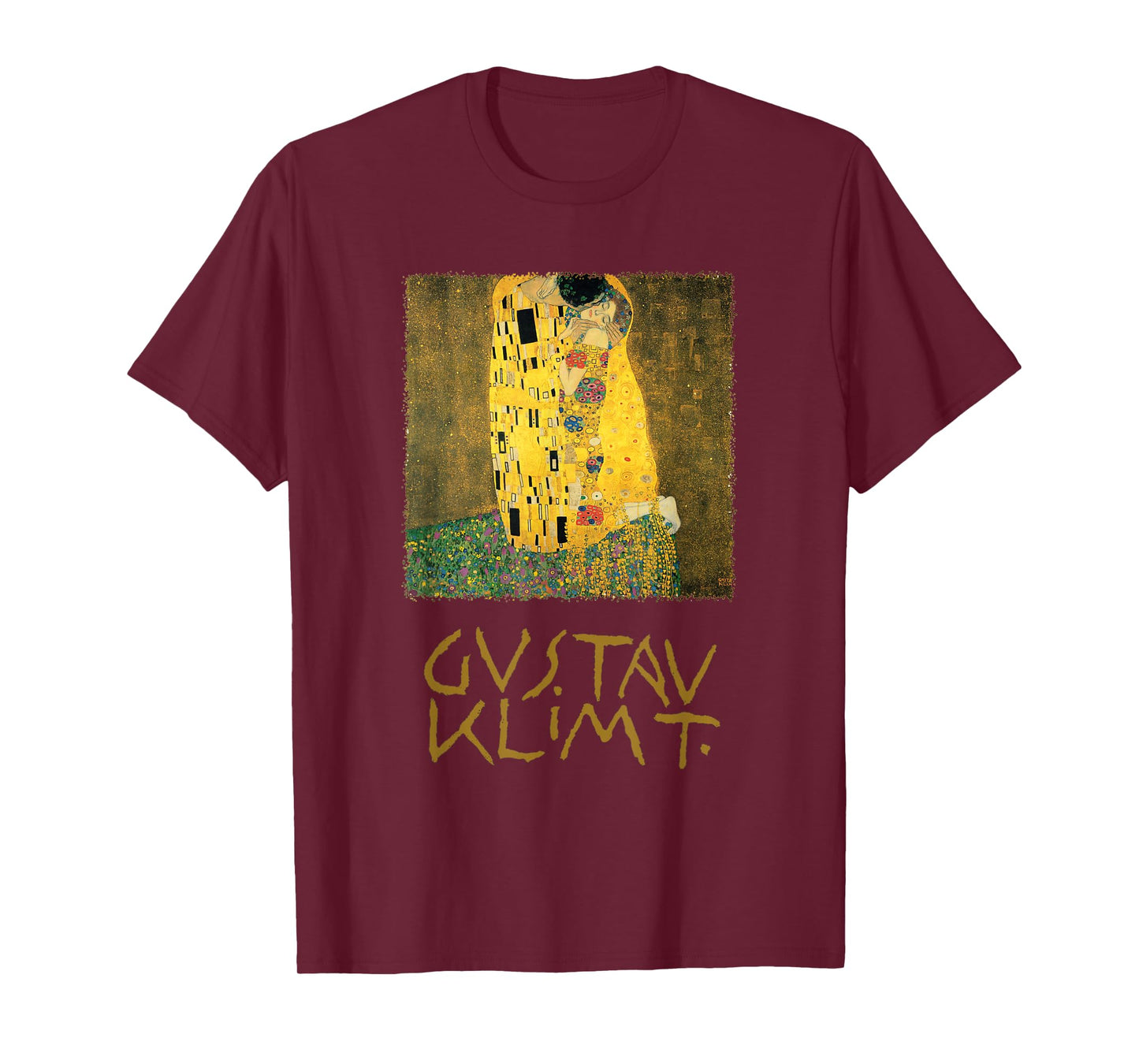 The Kiss by Gustav Klimt, Art Nouveau T-Shirt T-Shirt