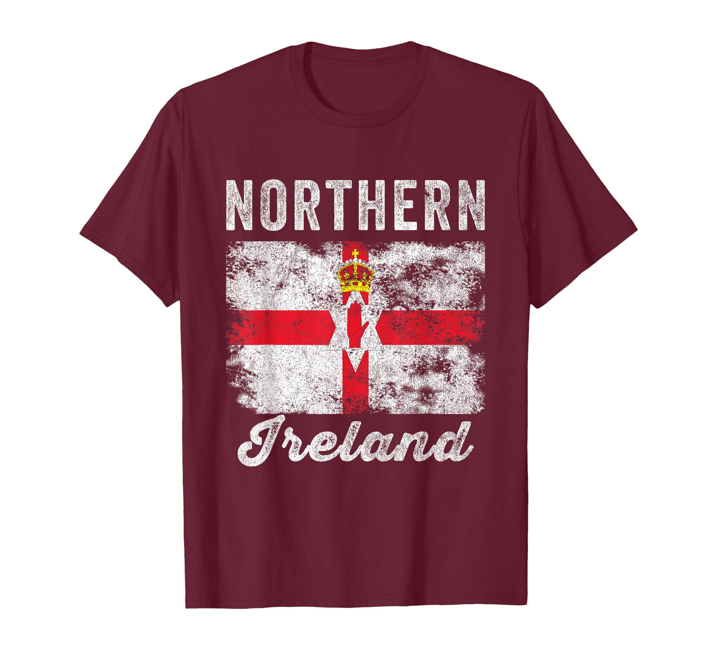 Northern Ireland Flag Distressed - Northern Irish Flag T-Shirt