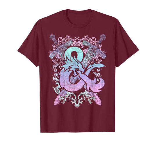 Dungeons & Dragons Ampersand Pastel Logo T-Shirt