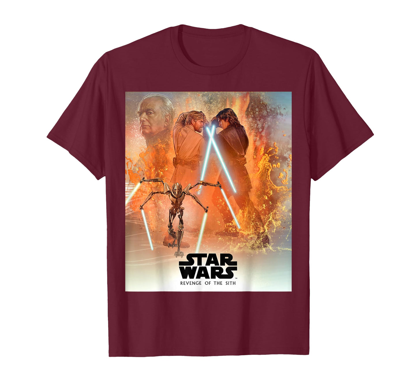Star Wars Celebration Mural Revenge of the Sith Logo T-Shirt