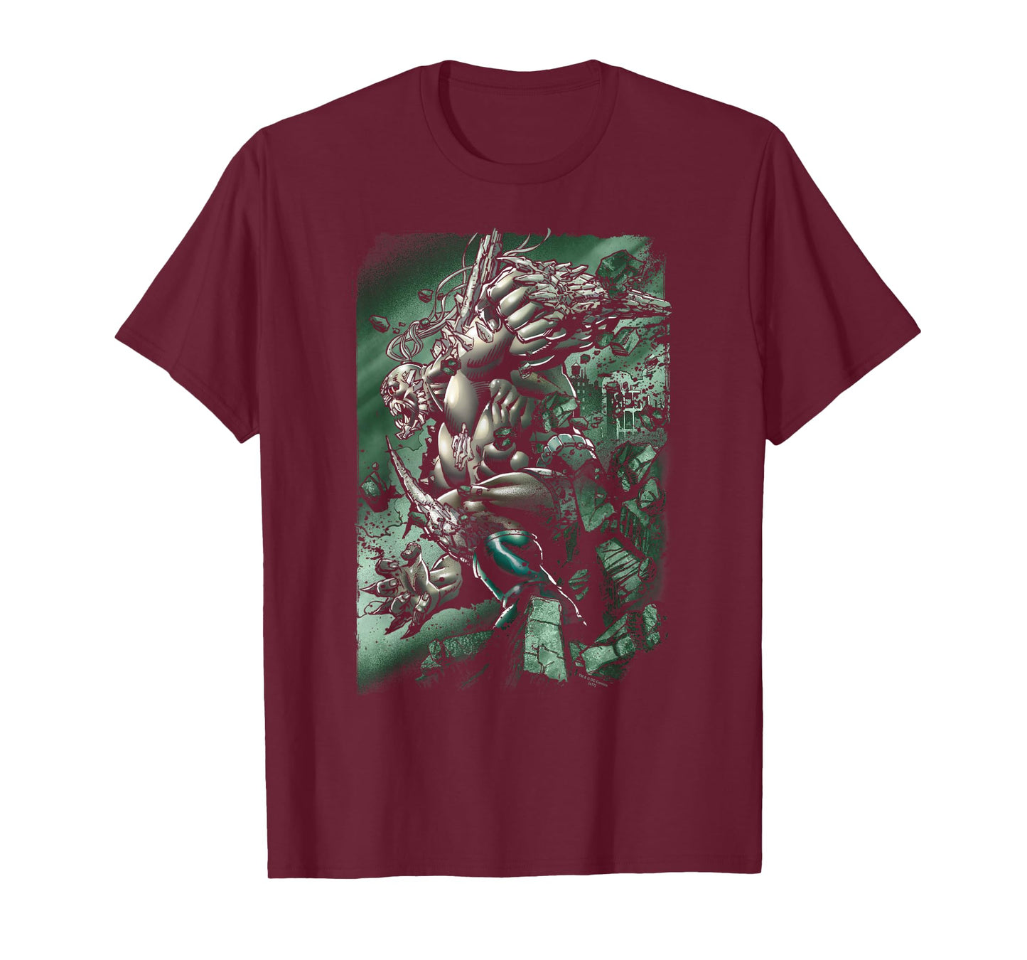 DC Comics Superman Doomsday Destruction T-Shirt - Unisex-Adults, Black, Small, Short Sleeve, Cotton Blend, T-Shirt