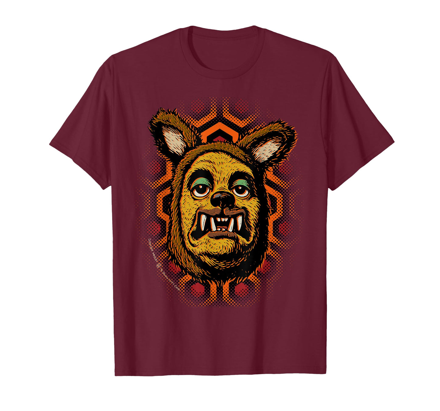 Shining Bear Man Furry T-Shirt