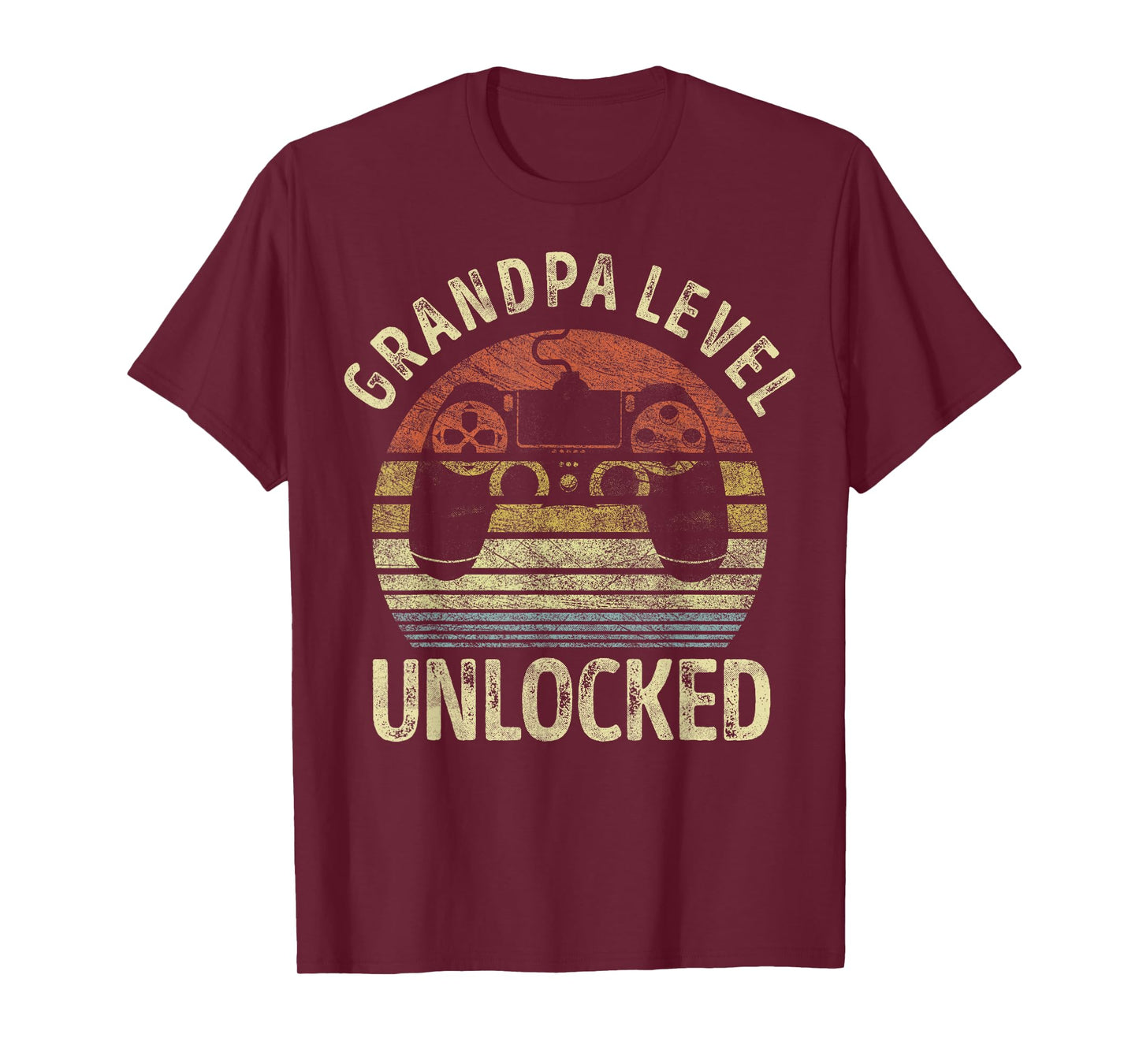 Grandpa Level Unlocked, Gaming Video Game Dad, Funny Gaming T-Shirt