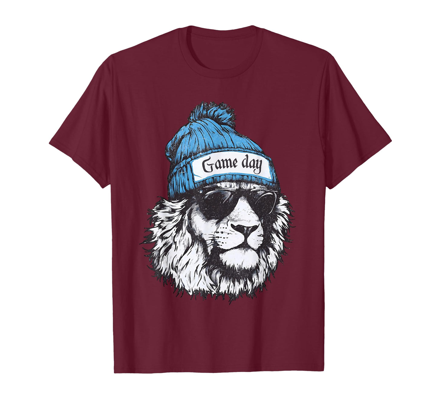 Touchdown American Football Game Day Thanksgiving Lion Cool T-Shirt
