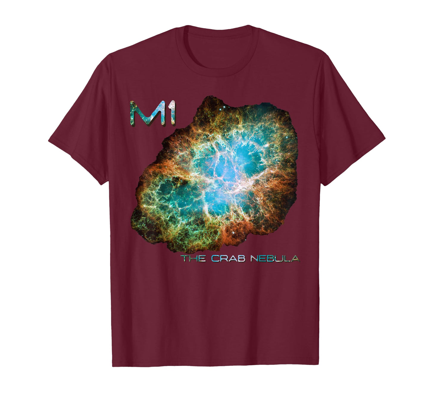 M1 The Crab Nebula Messier Object 1 Astronomy Astronaut T-Shirt