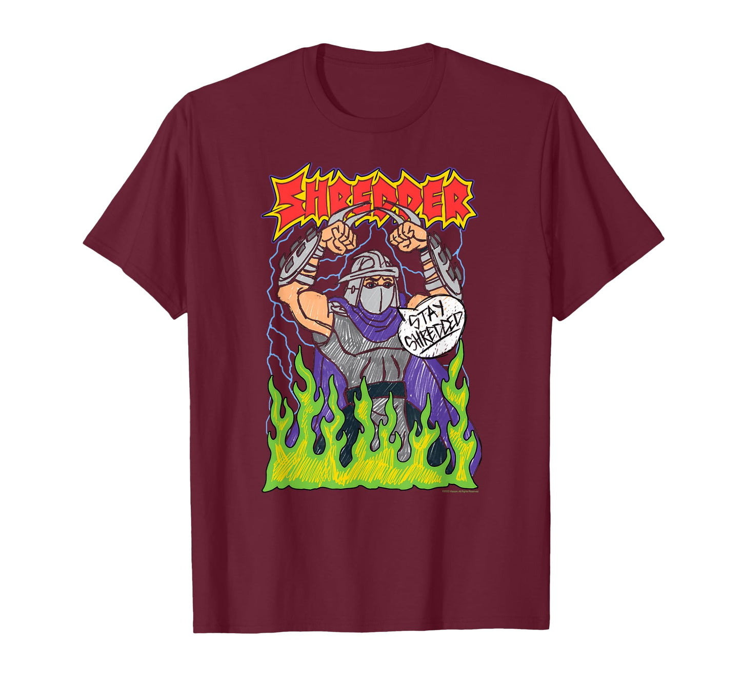 Teenage Mutant Ninja Turtles Stay Shredded Vintage Shredder T-Shirt