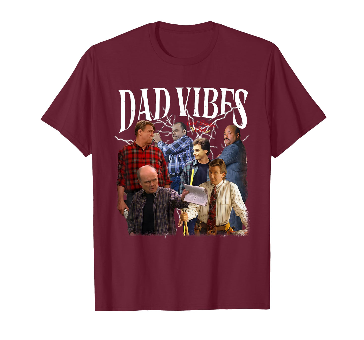 Retro 90’s Dad.Vibes Funny Dad Father's Day Matching Outfit T-Shirt