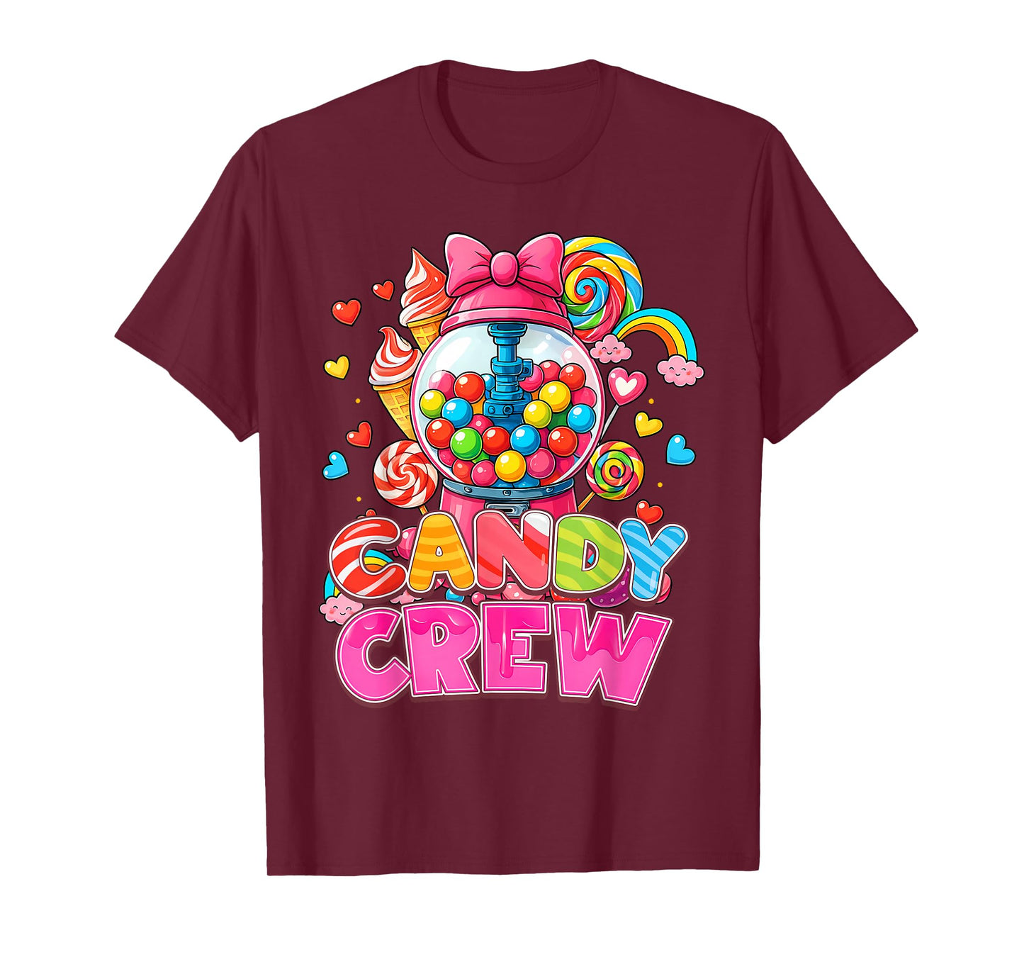 Candy Crew Candy Costume Women Candy Land Kids Sweetie T-Shirt