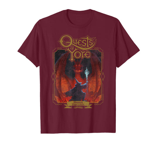 Disney Pixar Onward Quests Of Yore Advanced Player's Guide T-Shirt