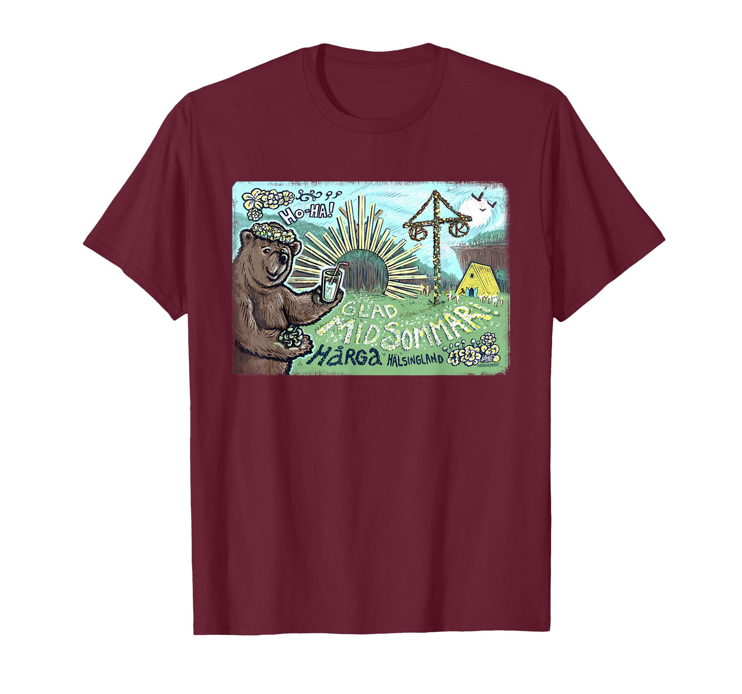 Happy Midsommar Bear T-Shirt