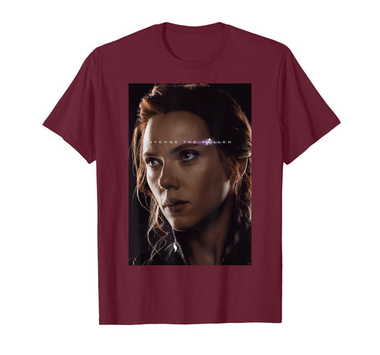 Marvel Avengers: Endgame Black Widow Poster T-Shirt