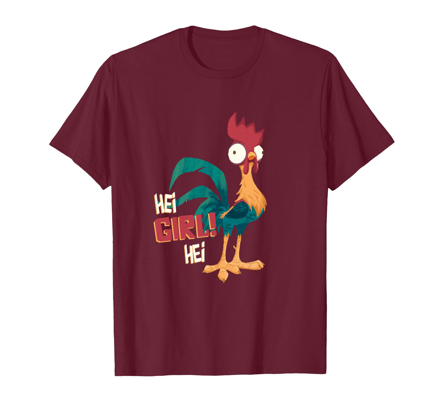 Disney Moana Hei Hei Chicken Hei Girl Hei Long Sleeve T-Shirt