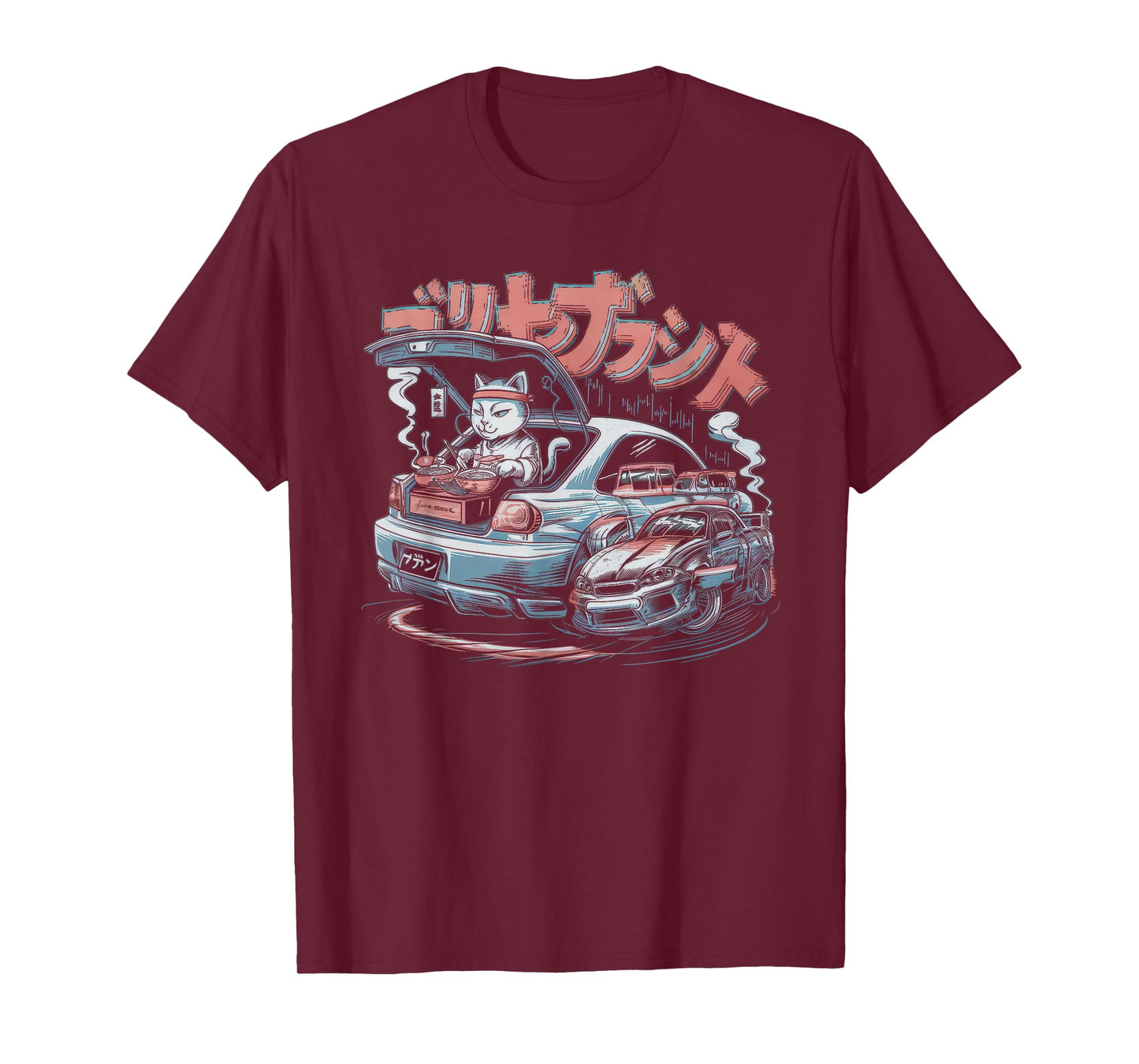 Japanese Car Tshirt Men JDM Japan Street Racing Streetwear T-Shirt