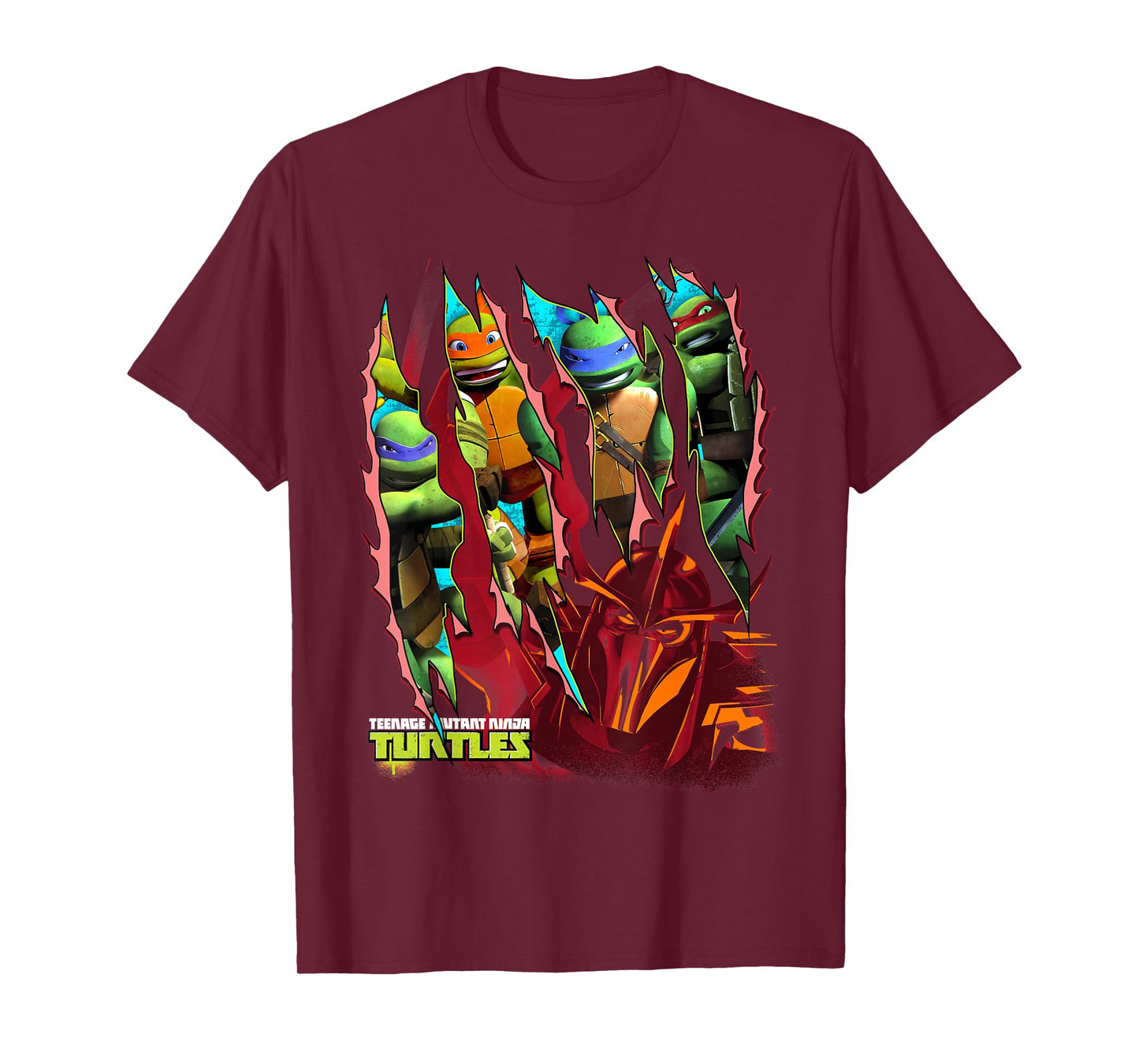 Teenage Mutant Ninja Turtles Shredder Slash T-Shirt T-Shirt