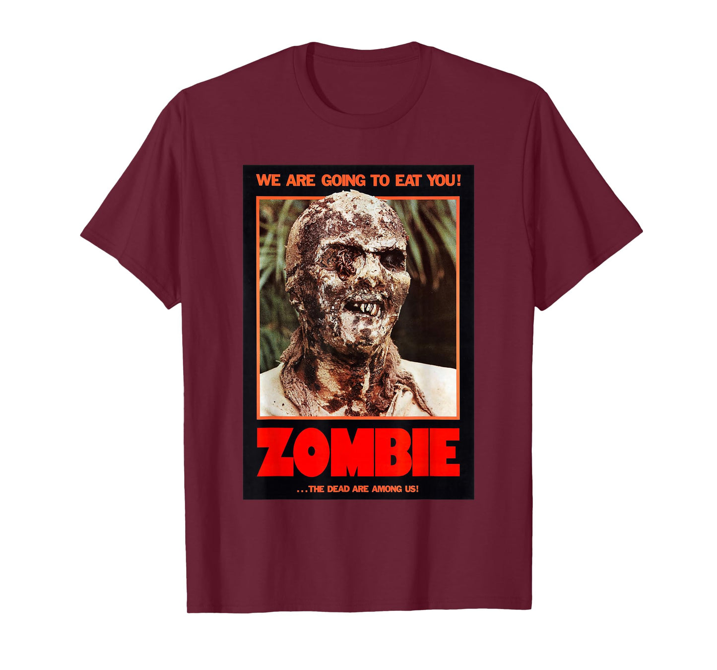 Zombie T-Shirt Funny B Horror Movie Poster T-Shirt