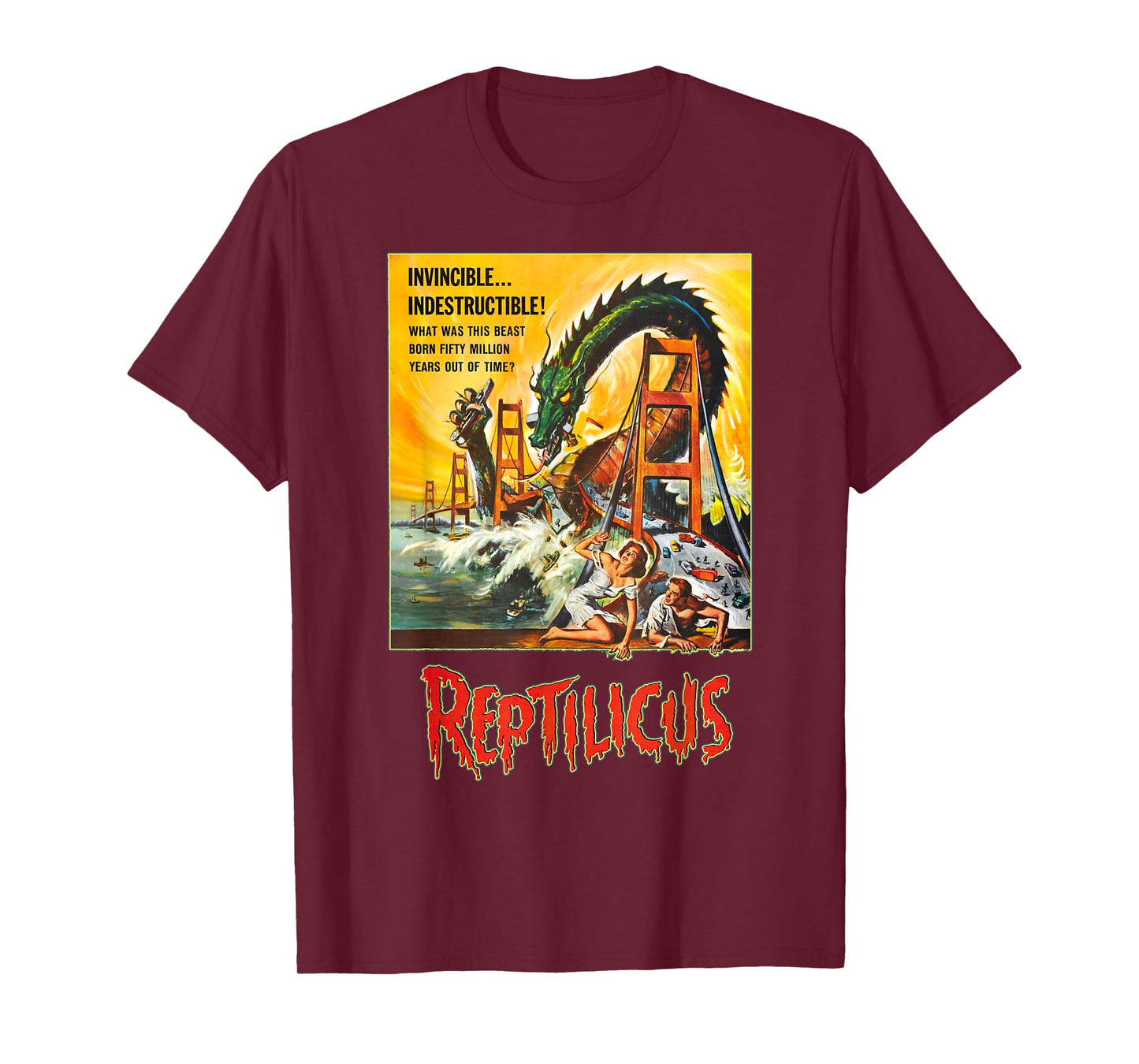 Reptilicus Giant Monster Horror T-Shirt