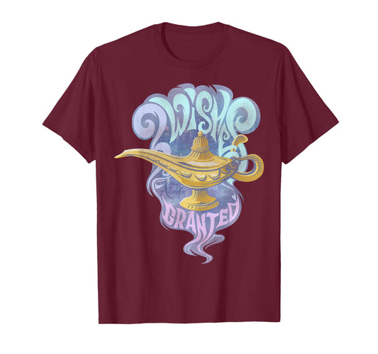 Disney Aladdin Live Action Wishes Granted Genie Lamp T-Shirt