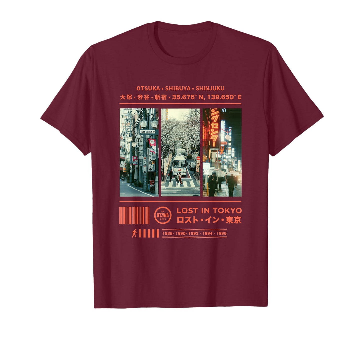Japanese Tokyo Cyberpunk Art Streetwear Retro Graphic Tee T-Shirt