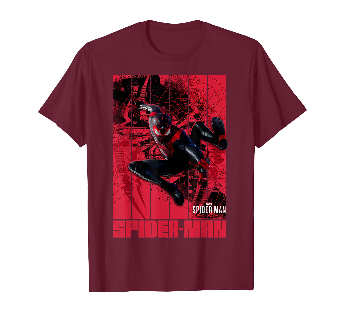 Marvel Spider-Man: Miles Morales Panels T-Shirt