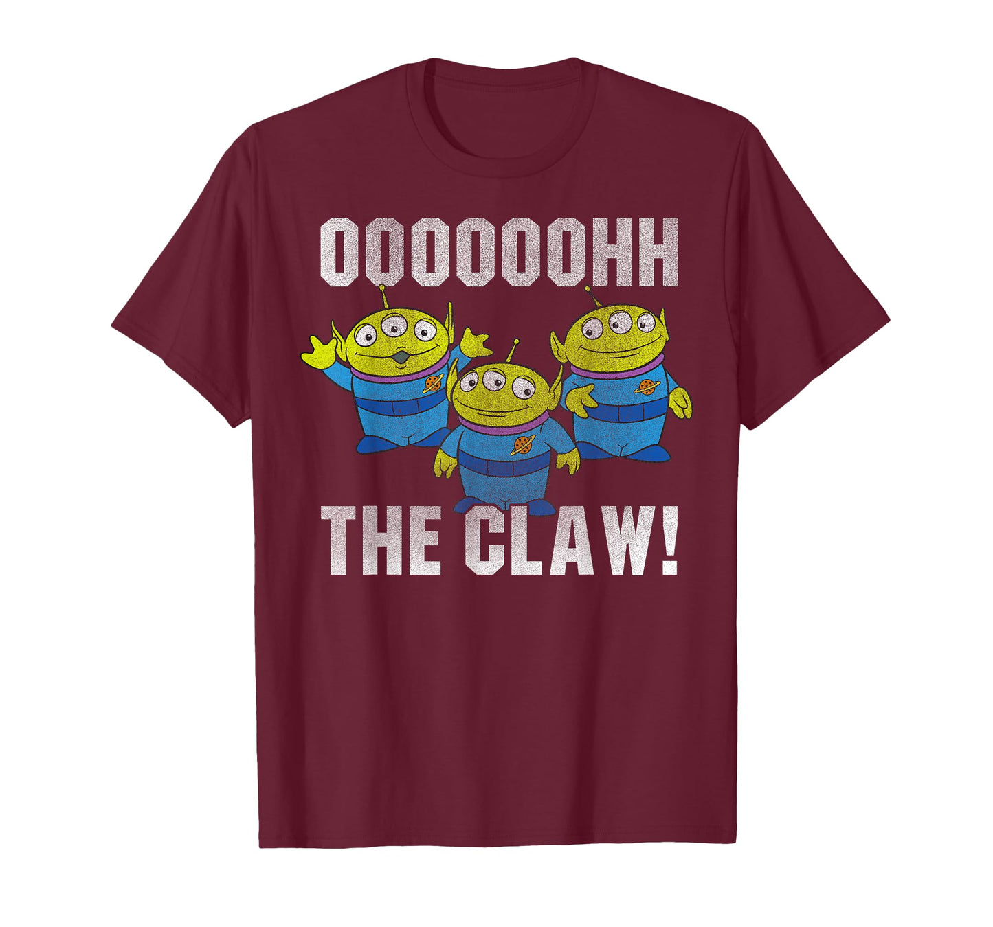 Disney Pixar Toy Story Alien Oooooh The Claw Distressed T-Shirt