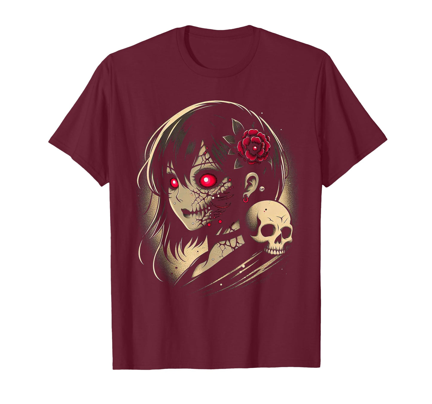 Horror Anime Manga Japanese Scary Kawaii Anime Goth T-Shirt