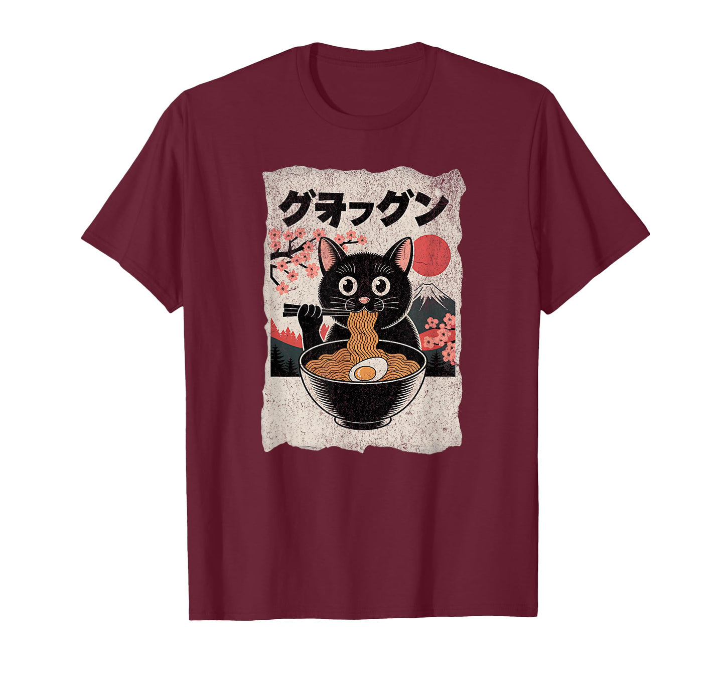 Cat Eating Ramen Japanese Ramen Cat Japan Anime Cat Ramen T-Shirt