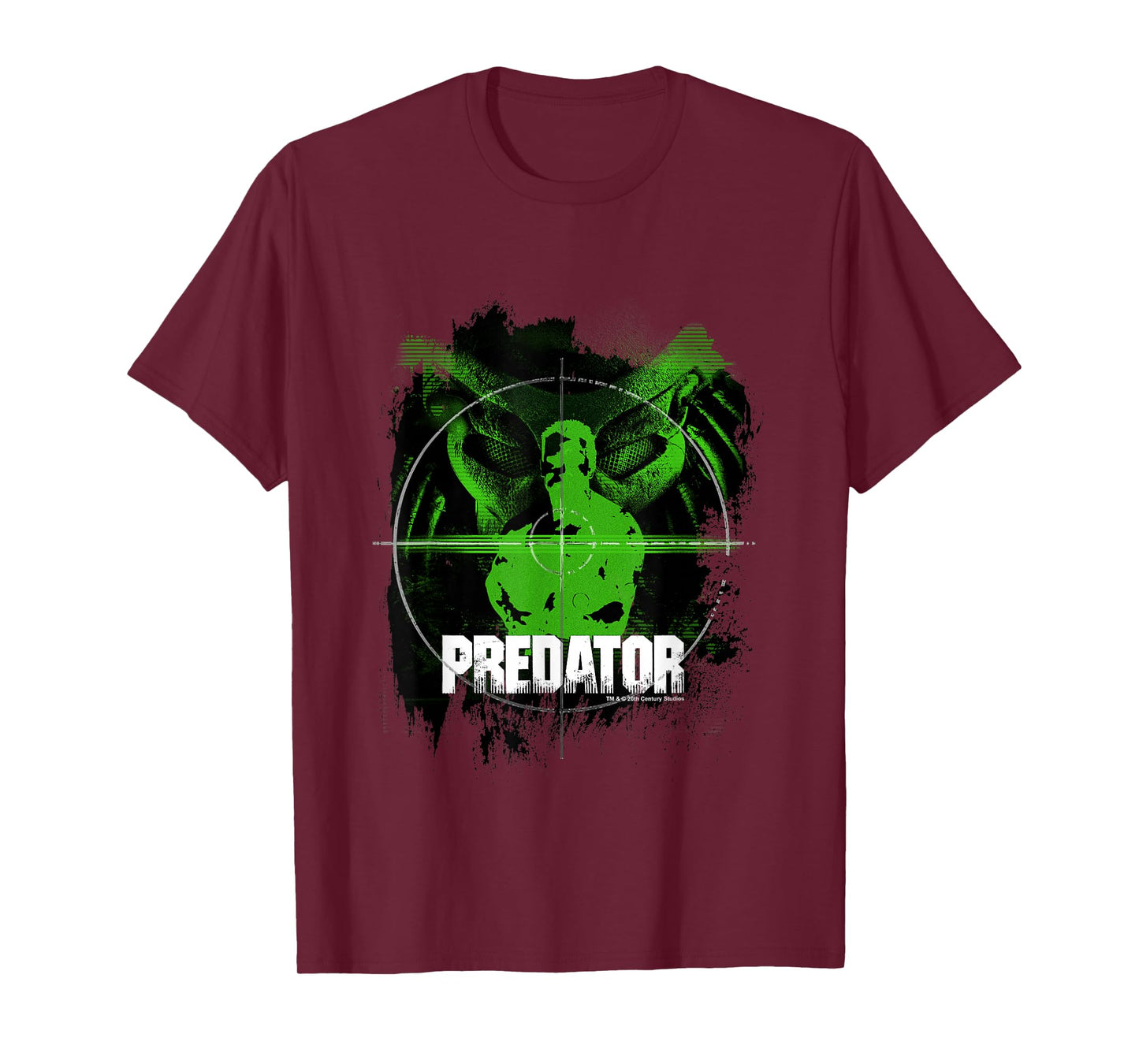 Predator Dutch Alien Hunter Pointer Silhouette Retro Poster T-Shirt