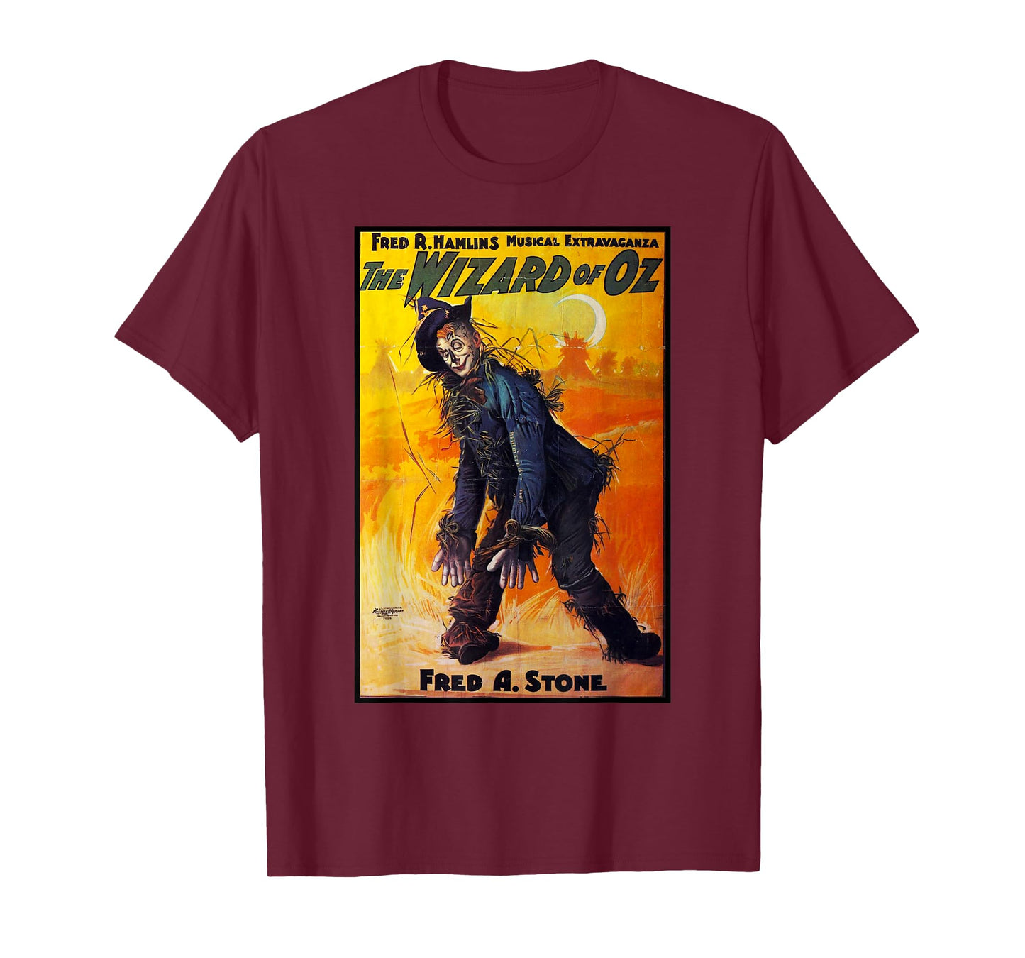 Vintage Wizard of OZ Scarecrow shirt Art-Wizard of OZ poster T-Shirt