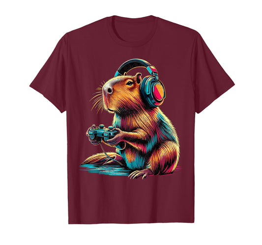 Capybara Funny Video Games Capybara T-Shirt