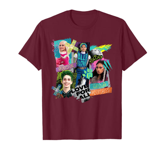 Disney Channel Zombies 3 Love for All, All Kinds of Love T-Shirt
