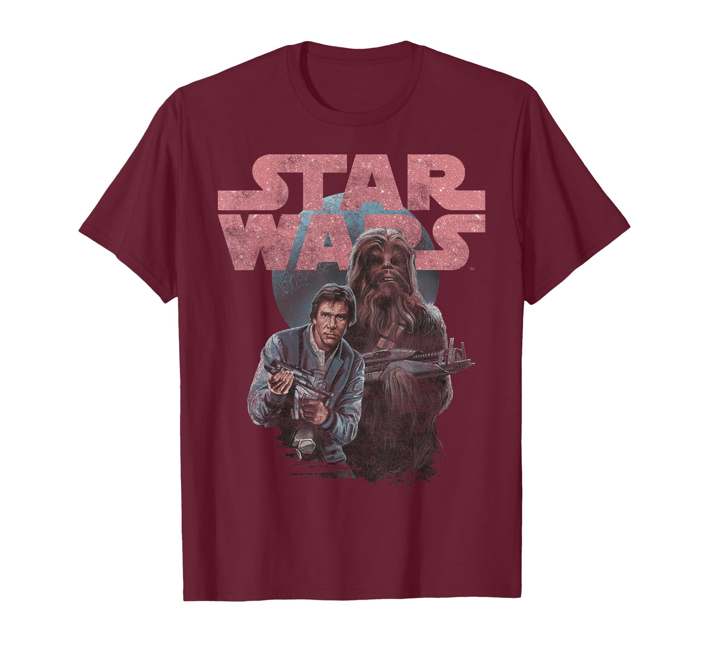Star Wars Han And Chewie Vintage Poster T-Shirt