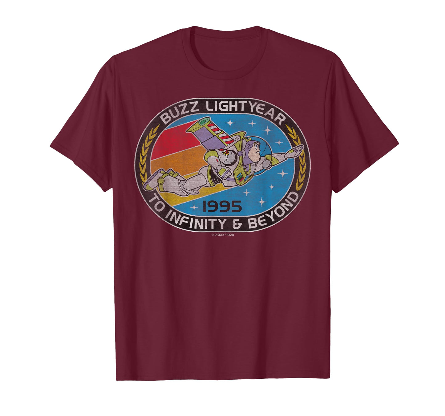 Disney Pixar Toy Story Buzz Lightyear to Infinity Badge T-Shirt