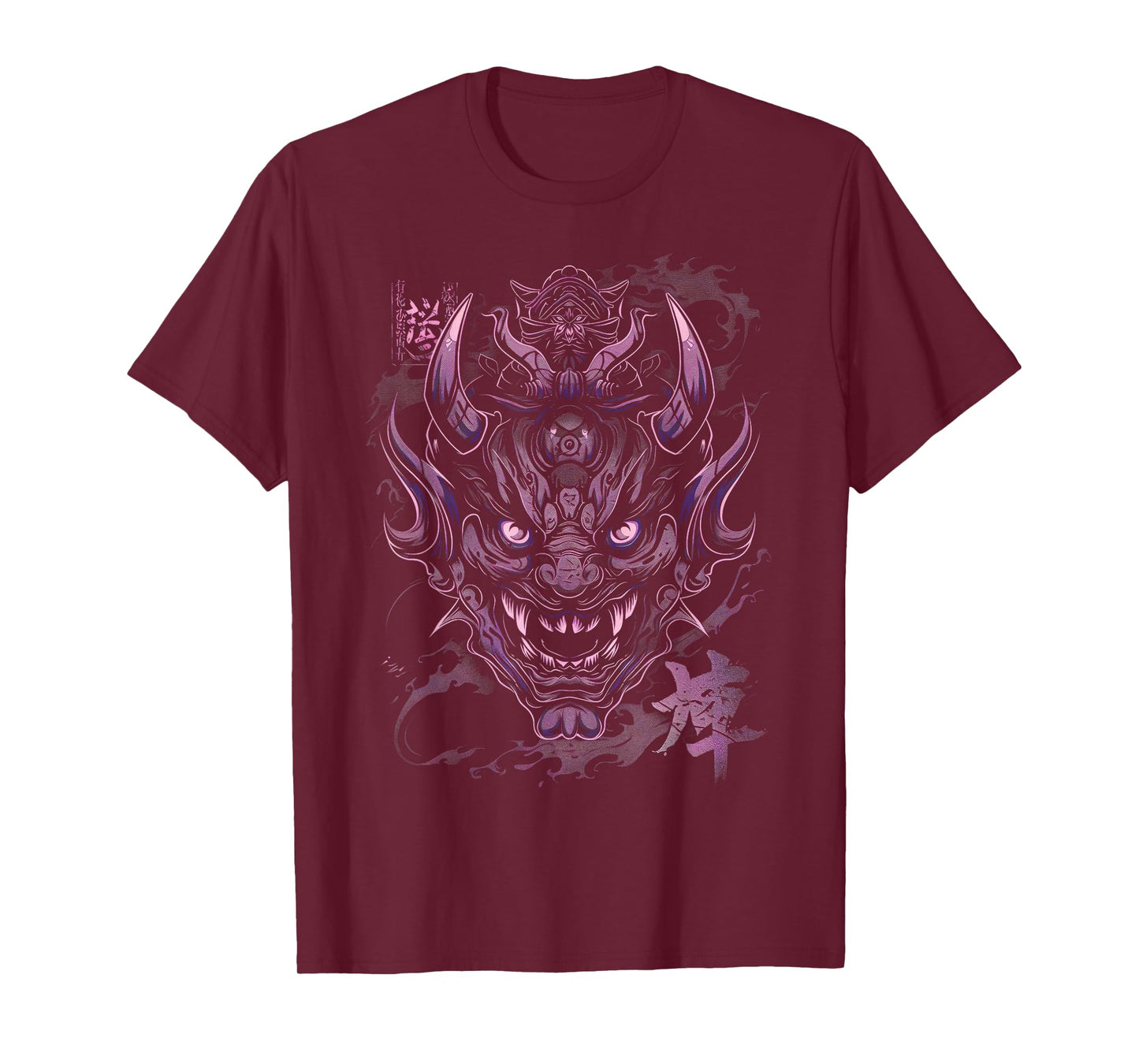 Anime Goth Japanese Oni Demon Dragon Fantasy Art Fierce T-Shirt