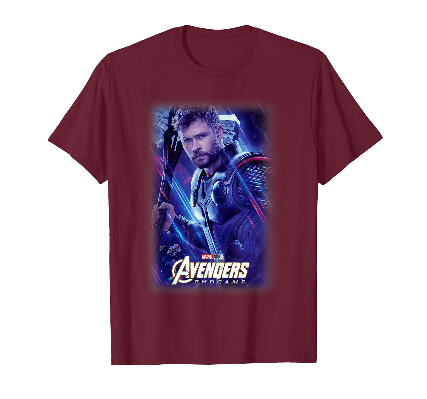 Marvel Avengers Endgame Thor Galactic Poster T-Shirt