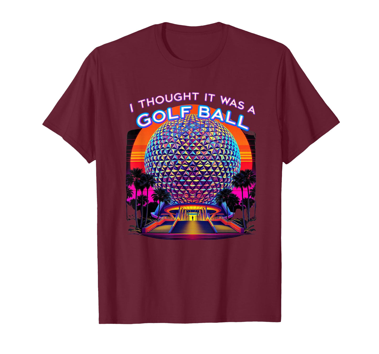 I Thought It Was A Golf Ball Tee Funny Golf Lover Golfing T-Shirt