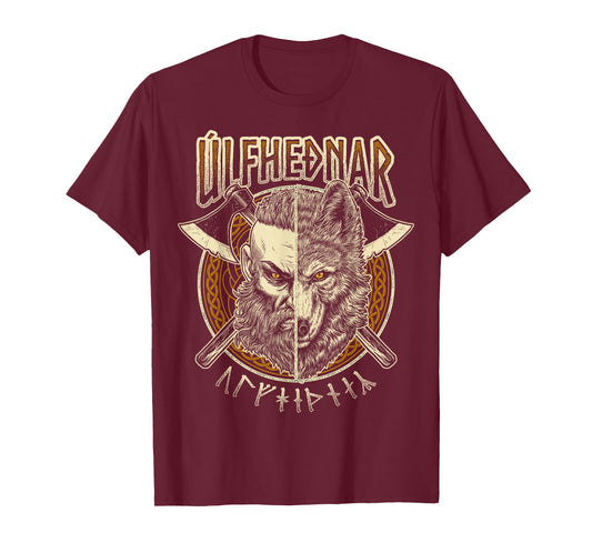 Viking Wolf Ulfhednar Pagan Nordic Valhalla Warrior T-Shirt