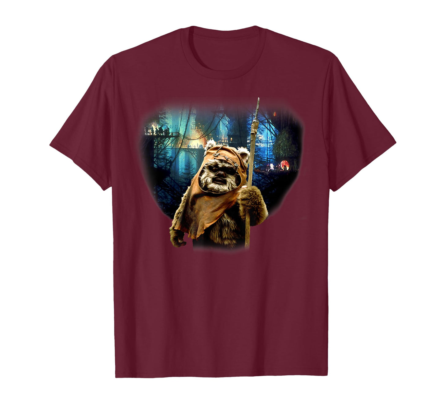 Star Wars Ewok Battle of Endor Vintage Poster T-Shirt