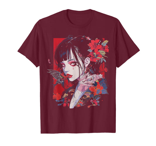 Anime Manga Motif Illustration Anime T-Shirt